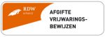 RDW - afgifte vrijwaringsbewijzen